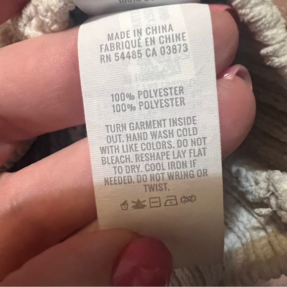 Aerie Oversized Navy and White V-Neck Collared Sweater M - Picture 6 of 6